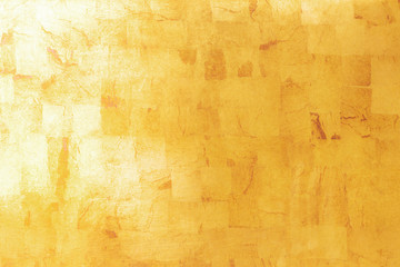 Gold background or textures and shadows, old walls and scratches.