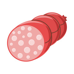 Vector illustration of meat and ham icon. Collection of meat and cooking stock symbol for web.