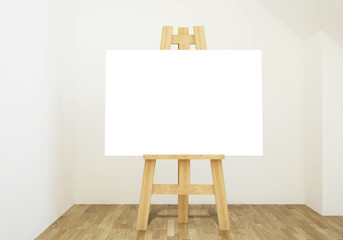 easel canvas mockup