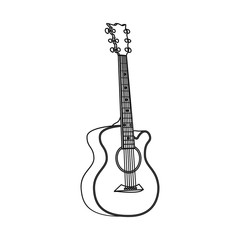 Naklejka premium Isolated object of music and tune symbol. Collection of music and tool stock vector illustration.
