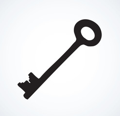 Key. Vector drawing