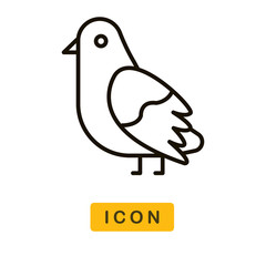 Bird vector icon