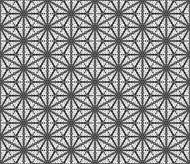 Abstract seamless kaleidoscope design background. Creative raster illustration beautiful texture.