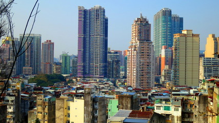 street scene, macau, china