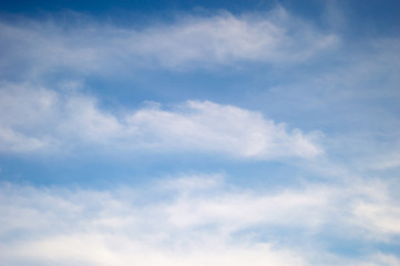 Obraz premium blue sky with white clouds