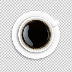 White Cup Coffee Transparent Background