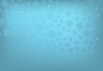 Winter background with falling snow and snowflakes