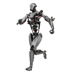 mega robot super drone in a white background