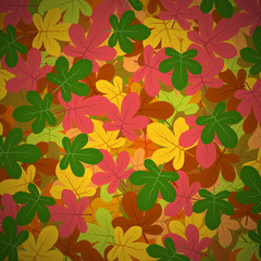 Fototapeta premium Background with autumn leaves