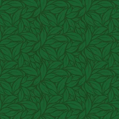 green leaves vector pattern