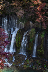 Shiraito falls  in Autumn