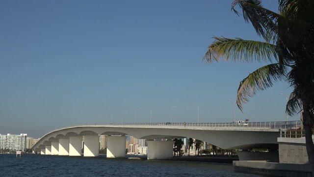 Ringling Bridge, Sarasota, Florida, USA