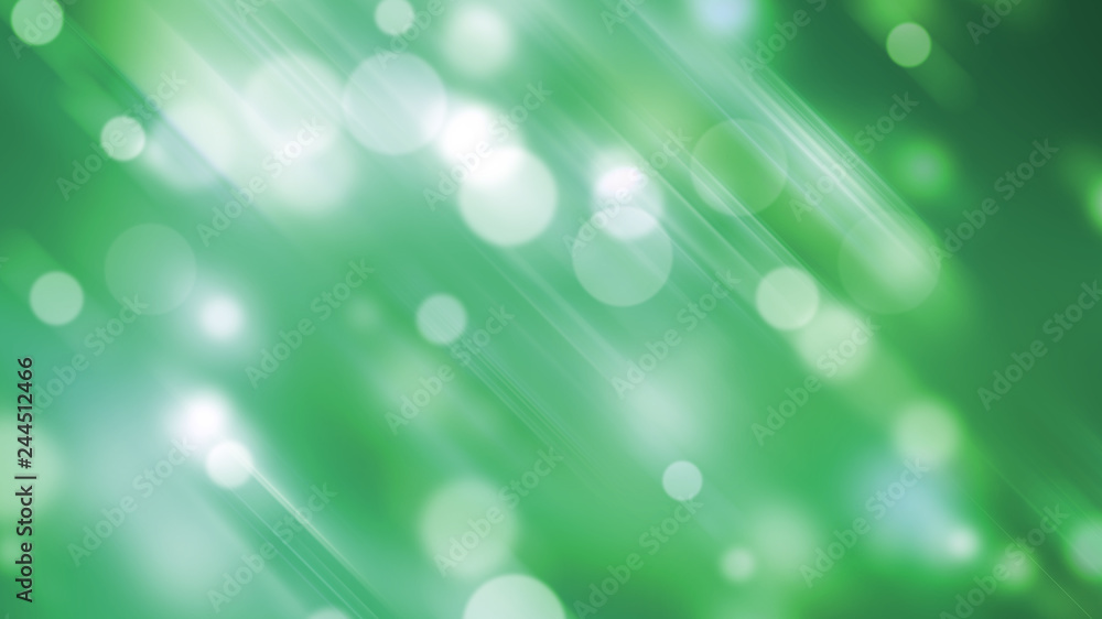 Aufkleber abstract bright background with light effect, bokeh and stripes particles, 3d rendering spring backg