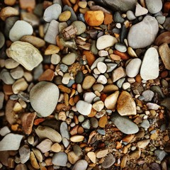 pebbles on the beach