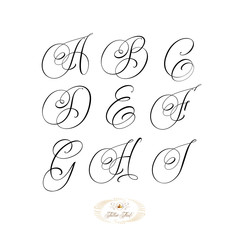 Tattoo font set