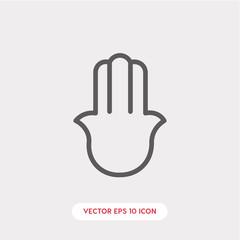 religion hand icon vector