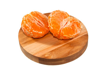 mandarin isolated on white background