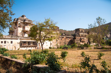 Fototapeta na wymiar Bundi, Rajasthan, India. The small town of Bundi in Rajasthan