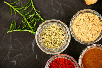 Fresh and dried seasoning herbs and spices