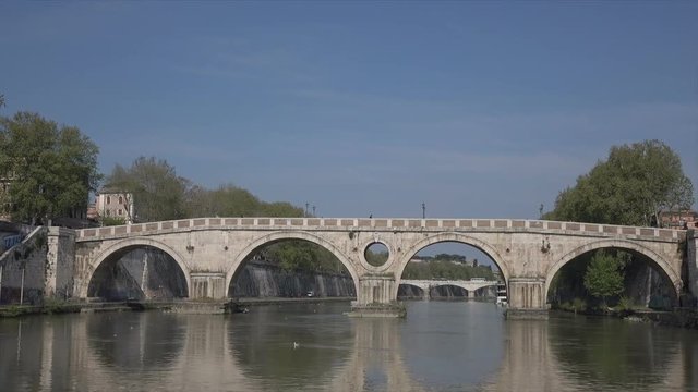 Sisto Bridge, Rome, Italy