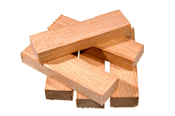 firewood isolated on white background