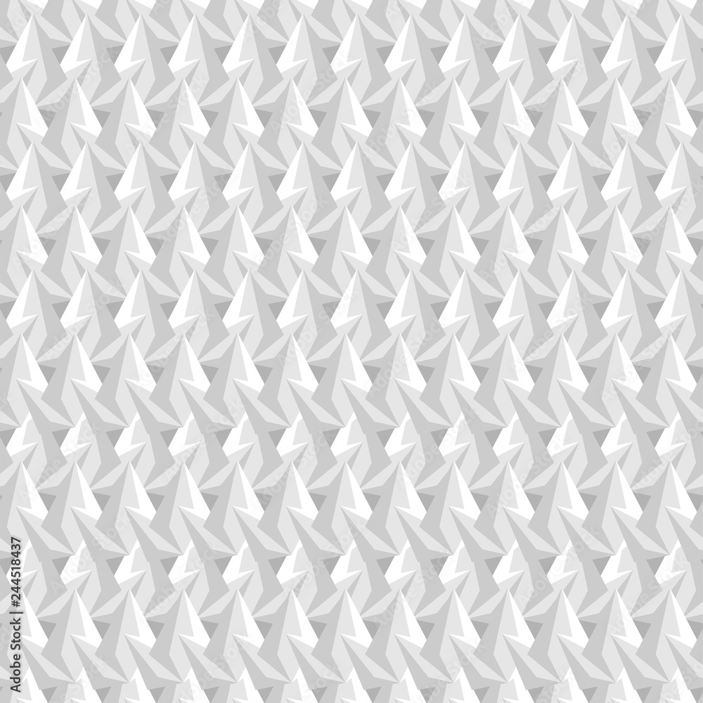 Poster white spikes pattern seamless. abstract background. thorns texture