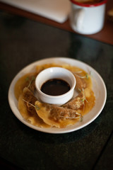 Dumplings Closeup Restaurant
