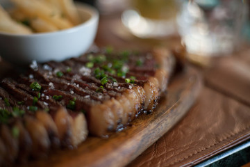Steak Closeup Salt Restaurant