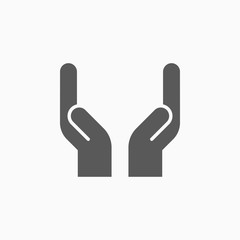 supporting hands icon
