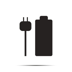 Battery charge icon. Vector