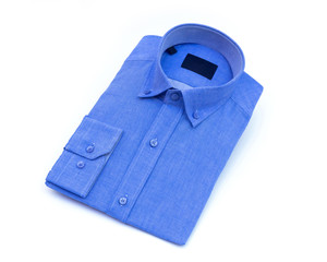 Blue men's shirt