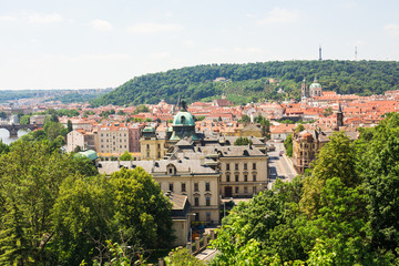 Fototapeta premium Prague cityscape in a summertime, Czech Republic.