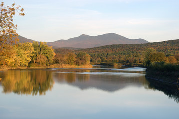 Jay peak and fall foliage