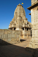 Chittorgarh Fort, the largest fort in India. Rajasthan, India