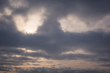 Natural background - funny pose clouds