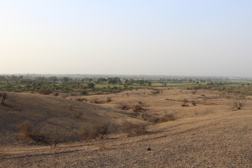 Barren Landscape of desert