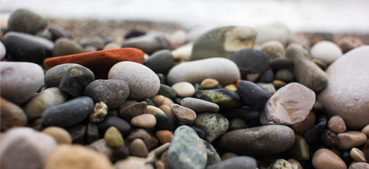 Rock on a beach