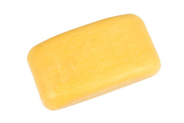 piece of soap isolated on white