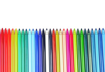 Colorful Set of Felt Pens,