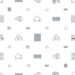 pile icons pattern seamless white background