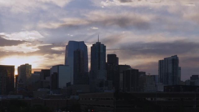 Denver Skyline Fast Zoom In