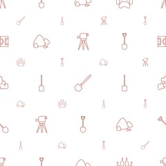 Obraz premium ground icons pattern seamless white background