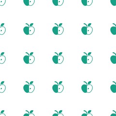 apple icon pattern seamless white background