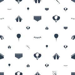 festival icons pattern seamless white background