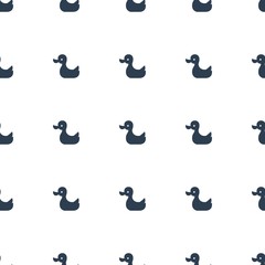 duck icon pattern seamless white background