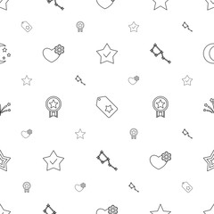 star icons pattern seamless white background