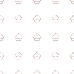 pie icon pattern seamless white background