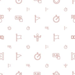 start icons pattern seamless white background