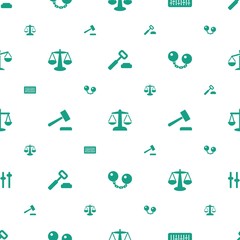 justice icons pattern seamless white background