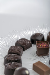 cioccolatini ripieni più gusti piatto particolare sopra particolare